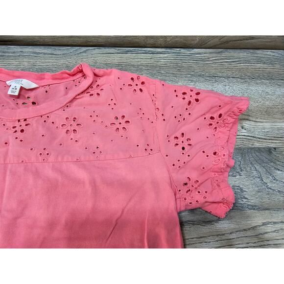 Time and Tru Women's Short Sleeve T-Shirt Size Small 4-6 - Picture 3 of 7